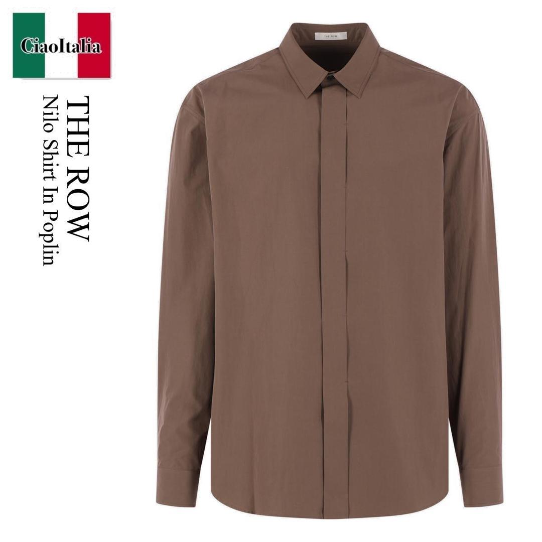 【数量限定・在庫限り・早い者勝ち！】 ザ・ロウ / The Row Nilo Shirt In Poplin / 1322W / 1322W 5078 NUB / 1322W5078NUB / シャツ