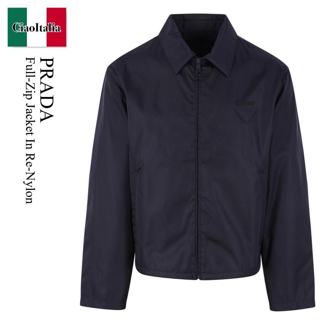 【数量限定・在庫限り・早い者勝ち！】 プラダ / Prada Full-Zip Jacket In Re-Nylon / SGD111 F0SVF / SGD111 SOOO1WQ8 F0SVF / SGD111F0SVF / SGD111SOOO1WQ8F0SVF / ブルゾン