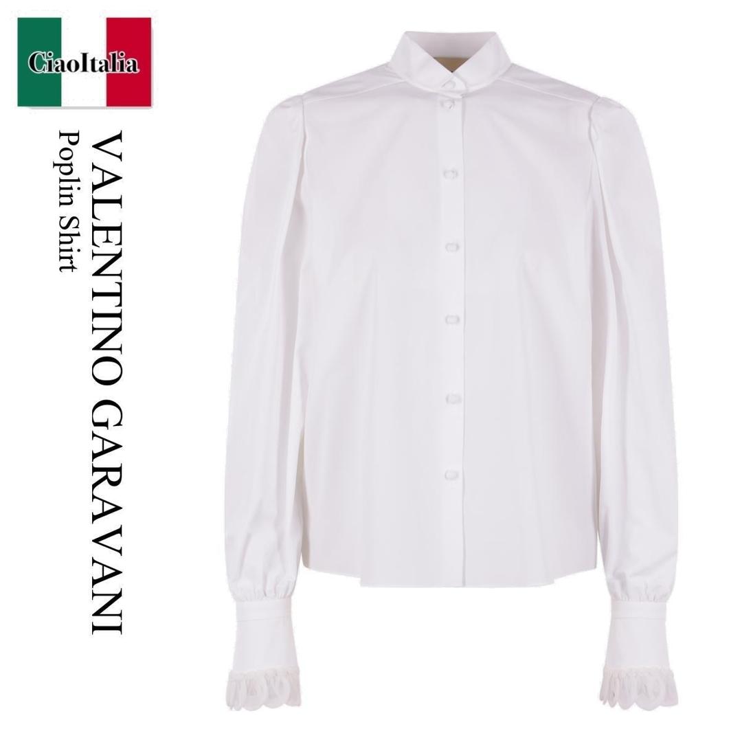 【数量限定・在庫限り・早い者勝ち！】 バレンチノ / Valentino Garavani Poplin Shirt / 8B0AB8G25A6 / 8B0AB8G25A6 0BO / 8B0AB8G25A60BO / ブラウス・シャツ