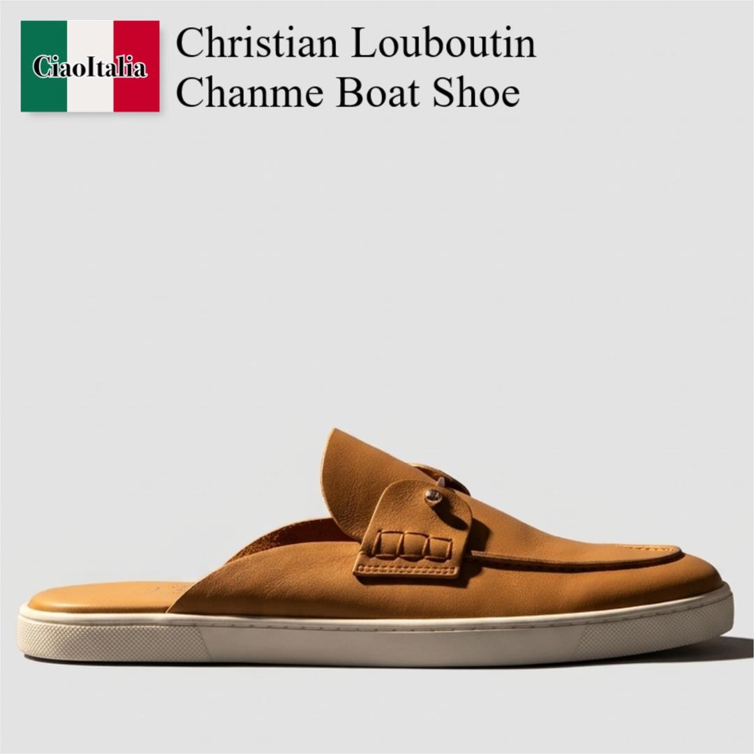 【数量限定・在庫限り・早い者勝ち！】 クリスチャンルブタン / Christian Louboutin Chanme Boat Shoe / 1260674 / 1260674F486 / ドレスシューズ・革靴・ビジネスシューズ