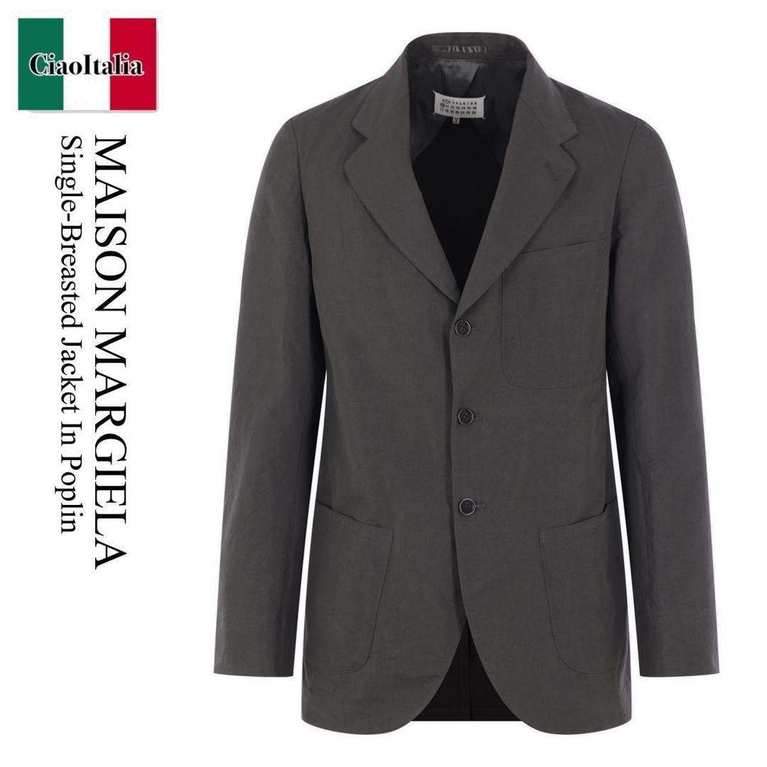 【数量限定・在庫限り・早い者勝ち！】 メゾン マルジェラ / Maison Margiela Single-Breasted Jacket In Poplin / S50BN0546M3575 / S50BN0546M3575 8855 / S50BN0546M35758855 / ジャケットその他