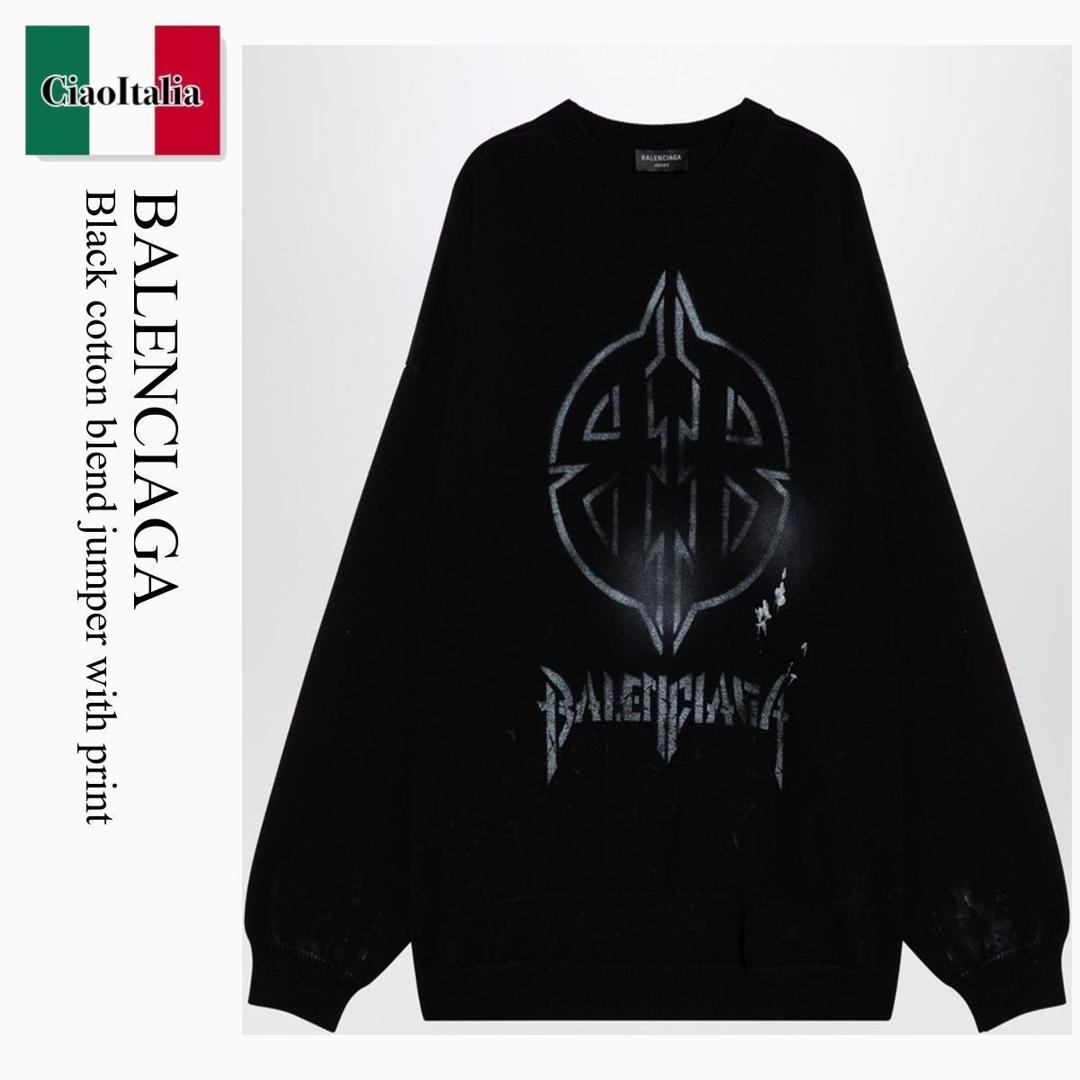 BALENCIAGA グレー スウェット トレーナー 送料込み*BALENCIAGA*UNITY SPORTS ICON BOXY ジップアップ