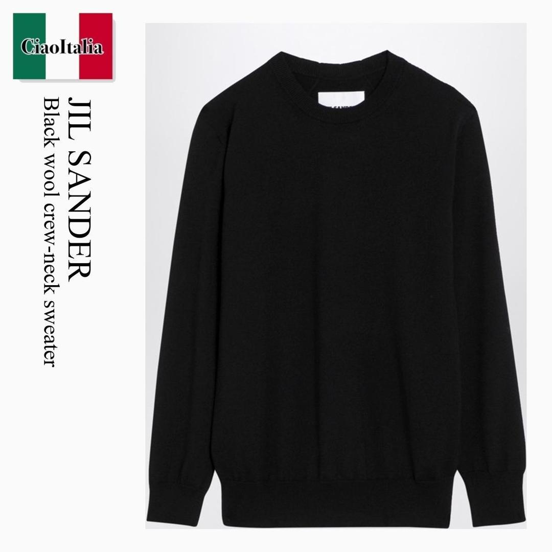 プ*︎様 JIL SANDER ブラック長袖セーター 楽天市場】ジルサンダー ニット・セーター ブラック レディース