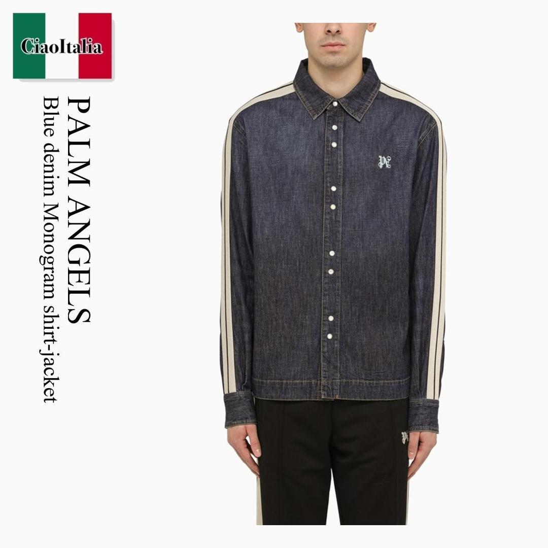 【関税込み】Palm Angels ベージュ クロップド ジャケット 23072239_55249188_1000.jpg