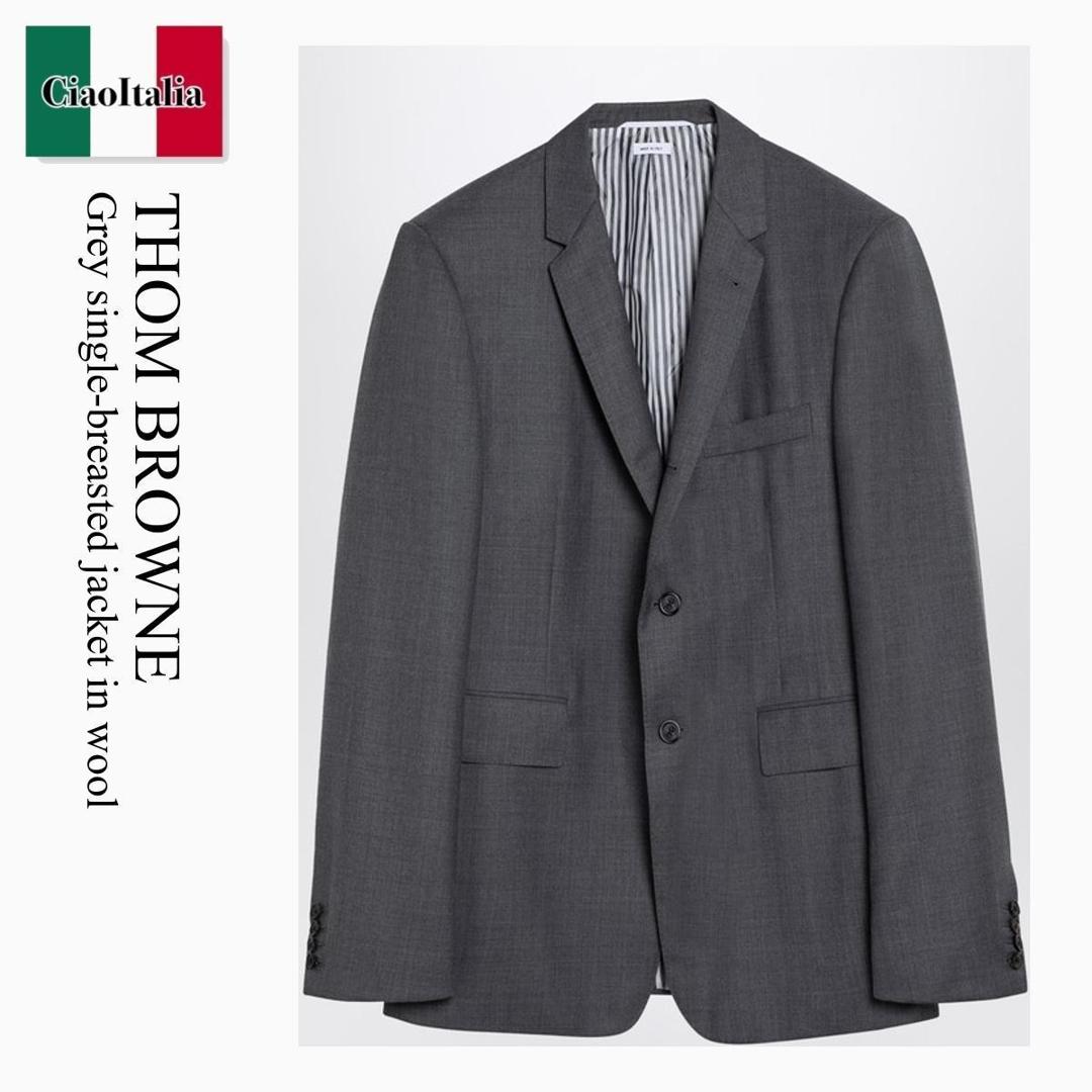 【THOM BROWNE 】テーラードジャケット ロゴ 薄手ニット 長袖 楽天市場】トムブラウン THOM BROWNE メンズ アウター