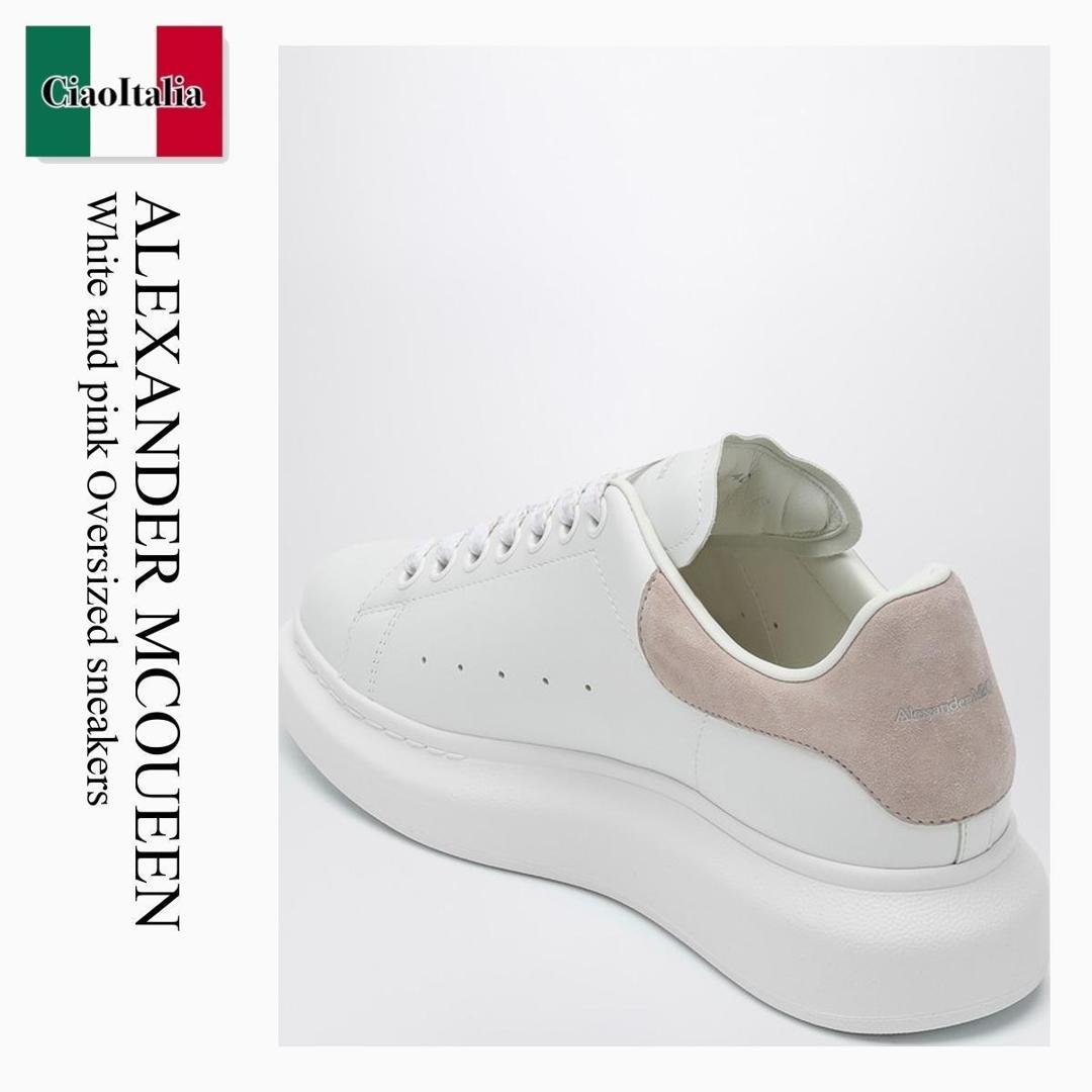 【数量限定・在庫限り・早い者勝ち!】 アレキサンダー・マックイーン / Alexander Mcqueen White And Pink Oversized Sneakers / 553770 WIEF1 / 553770 WIEF1 9182 / 553770WIEF19182 / スニーカー