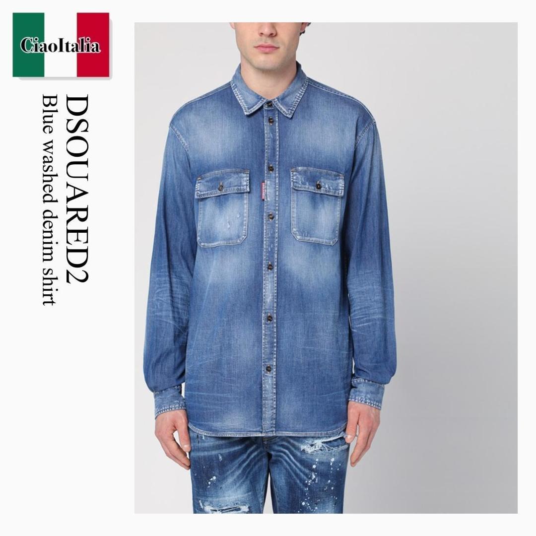 楽天市場】Dsquared2 ディースクエアード DENIM SHIRT デニム