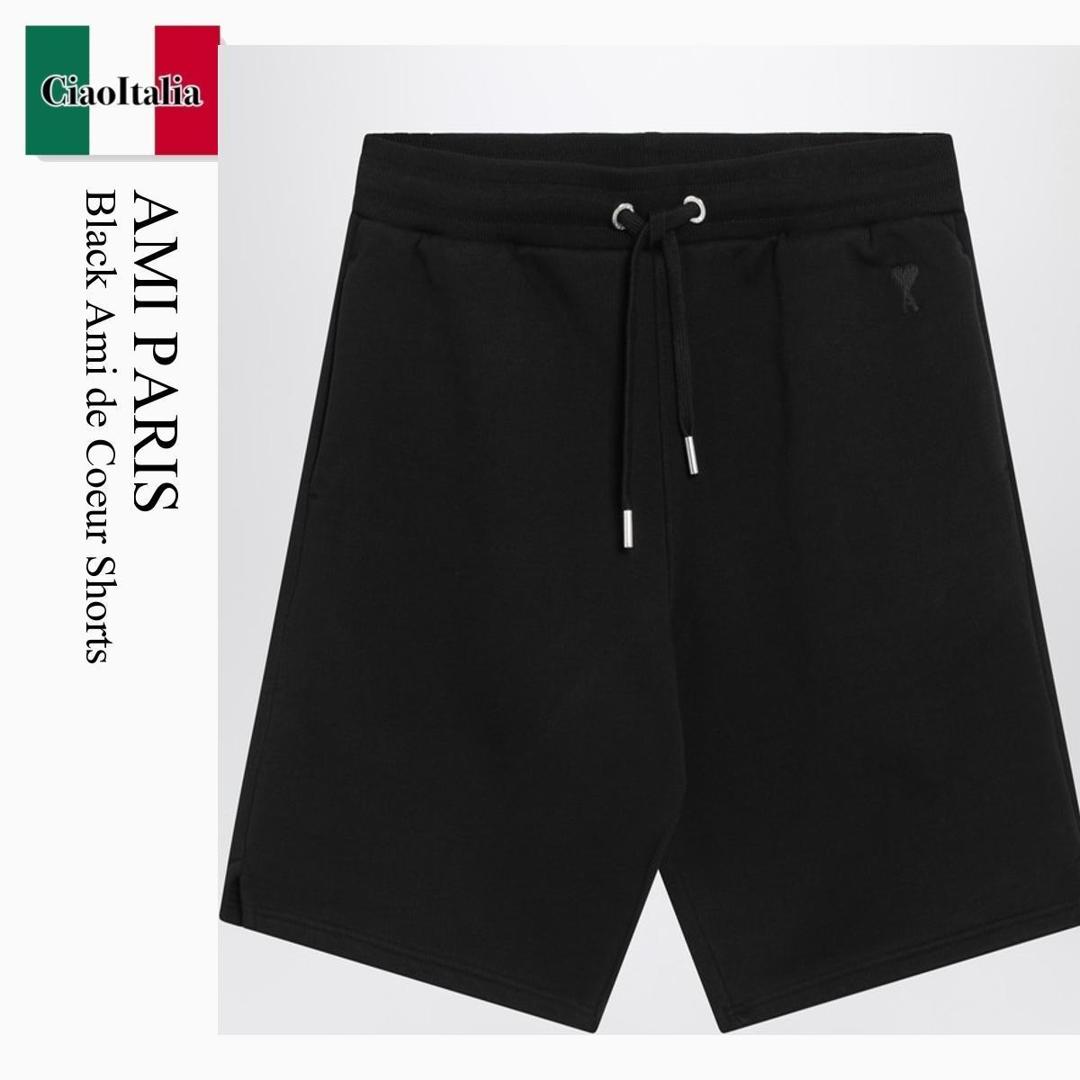 【美品】AMI PARIS /アミパリス スウェットショートパンツ ペールブルー 美品】AMI PARIS /アミパリス スウェットショートパンツ ペール