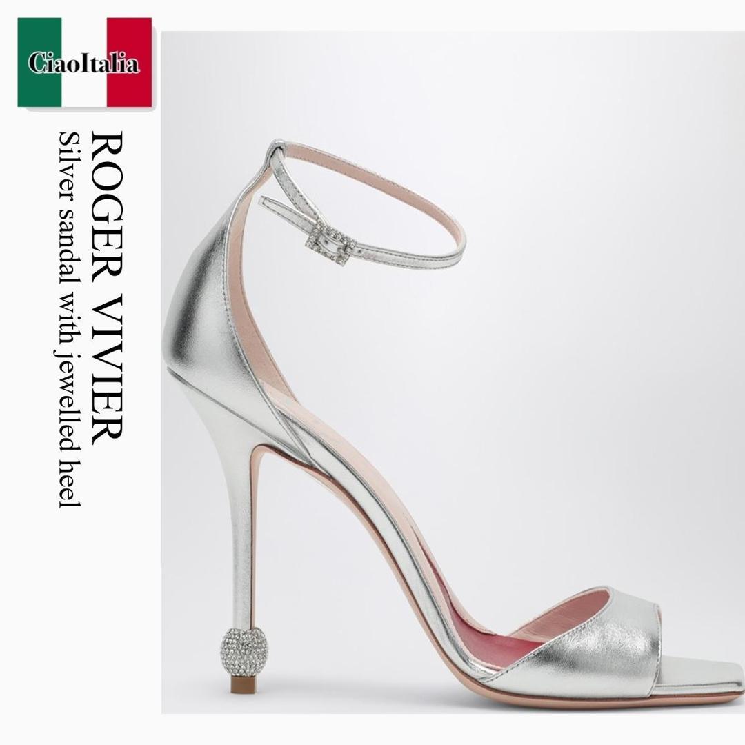 【ROGER VIVIER ロジェ ヴィヴィエ】ストラス バックル ミュール 楽天市場】ROGER VIVIER ロジェヴィヴィエ サンダル SLIDY VIV