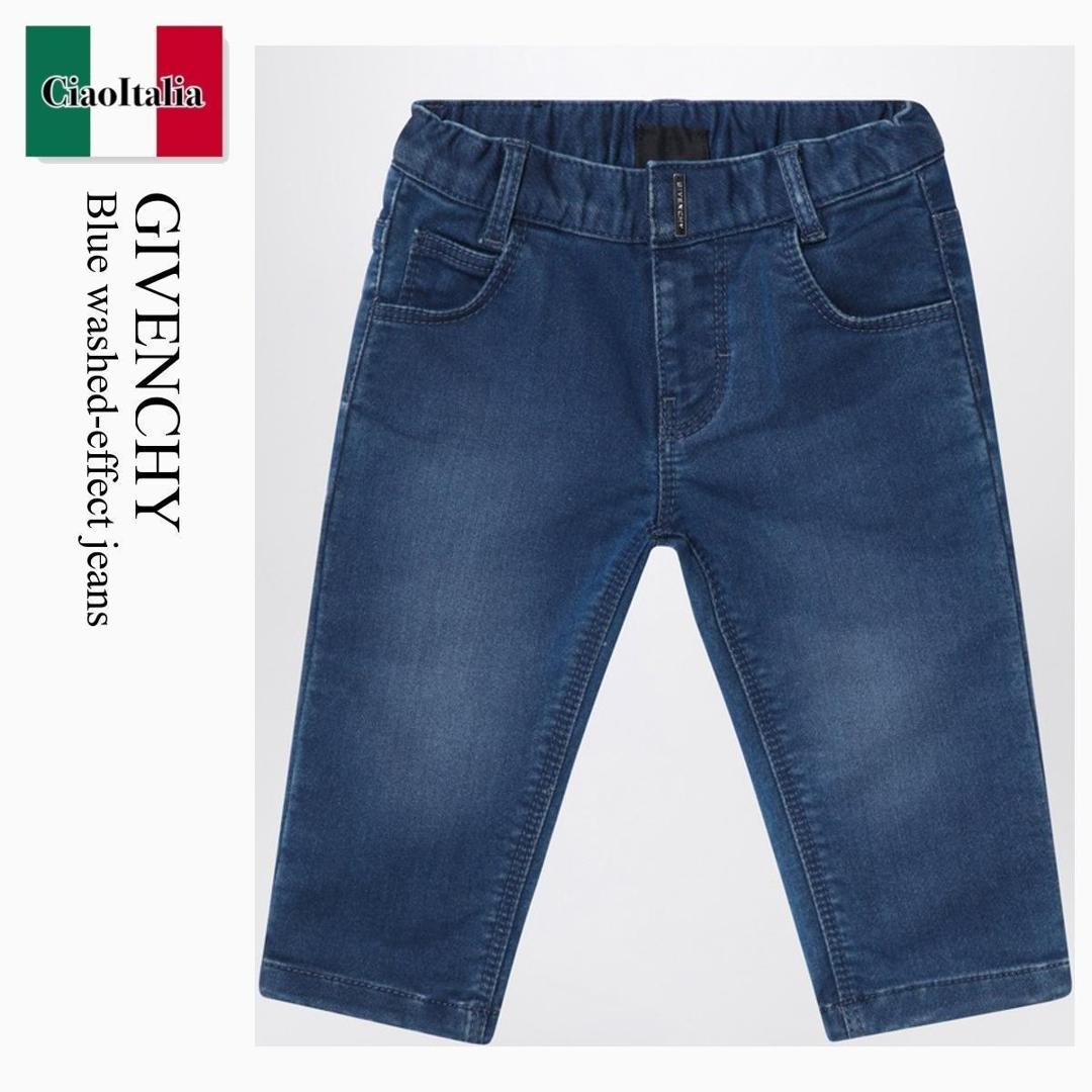 【数量限定・在庫限り・早い者勝ち!】 ジバンシィ / Givenchy Blue Washed-Effect Jeans / H30634 BDE / H30634 BDE Z10 / H30634BDEZ10 / キッズ用ボトムス|Ciao Italia