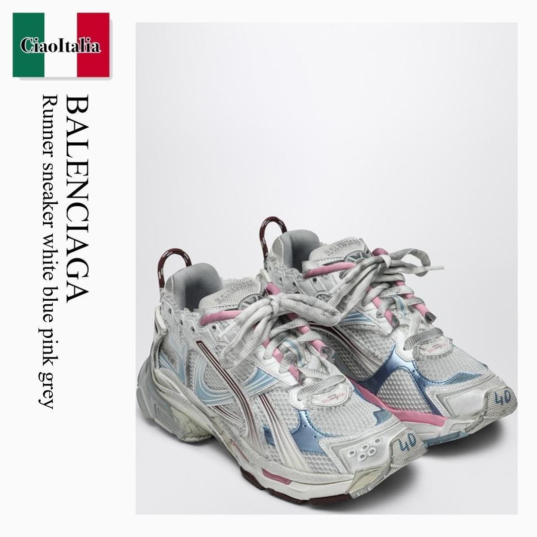 スニーカー BALENCIAGA Women Sneakers 815853 W2MV2 9511 White Buy Balenciaga Wmns 6XL Sneaker 'Worn-Out - White Light Pink