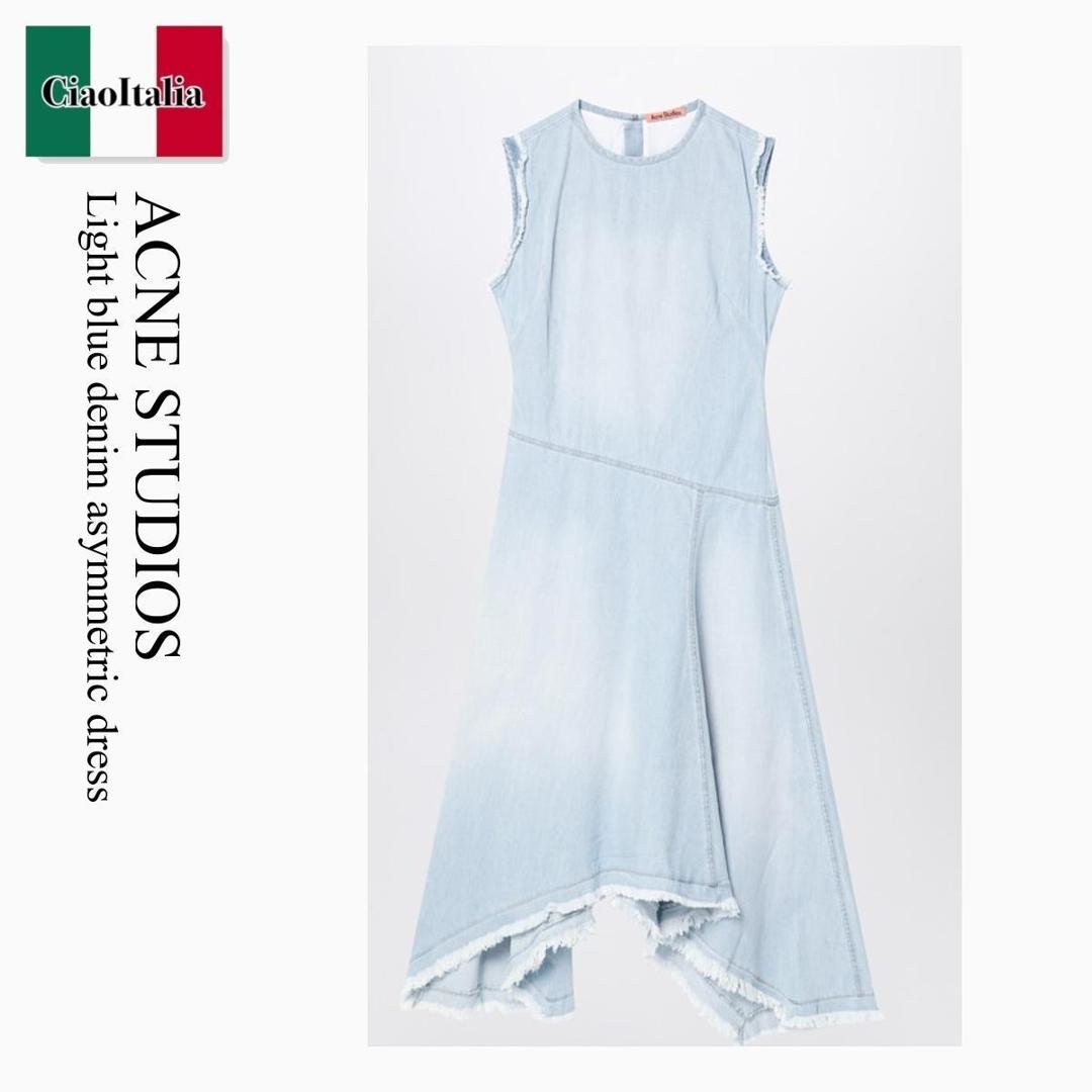ワンピース Acne studios dress Acne Studios Satin Dress in Black | FWRD