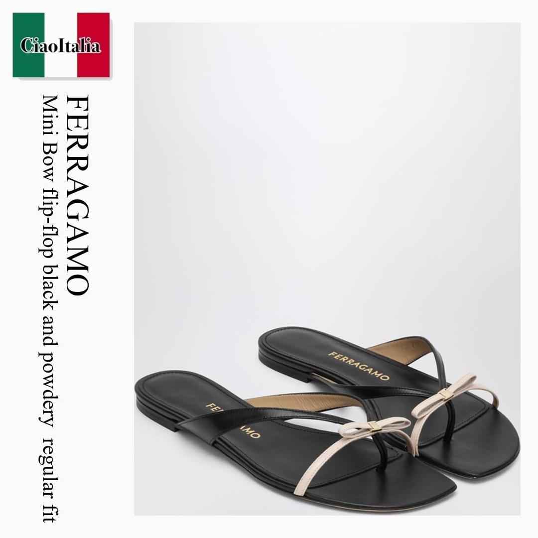 楽天市場】FERRAGAMO フェラガモ ミュール ZELDA POIS ゼルダ