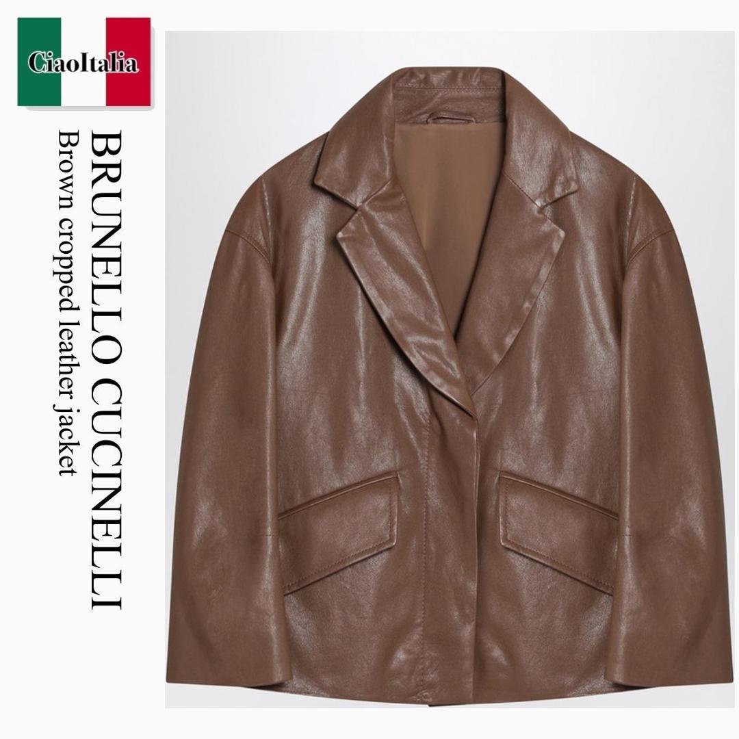 BRUNELLO CUCINELLI ムートンレザー　Lサイズ BRUNELLO CUCINELLI - 【中古】ブルネロクチネリ Brunello