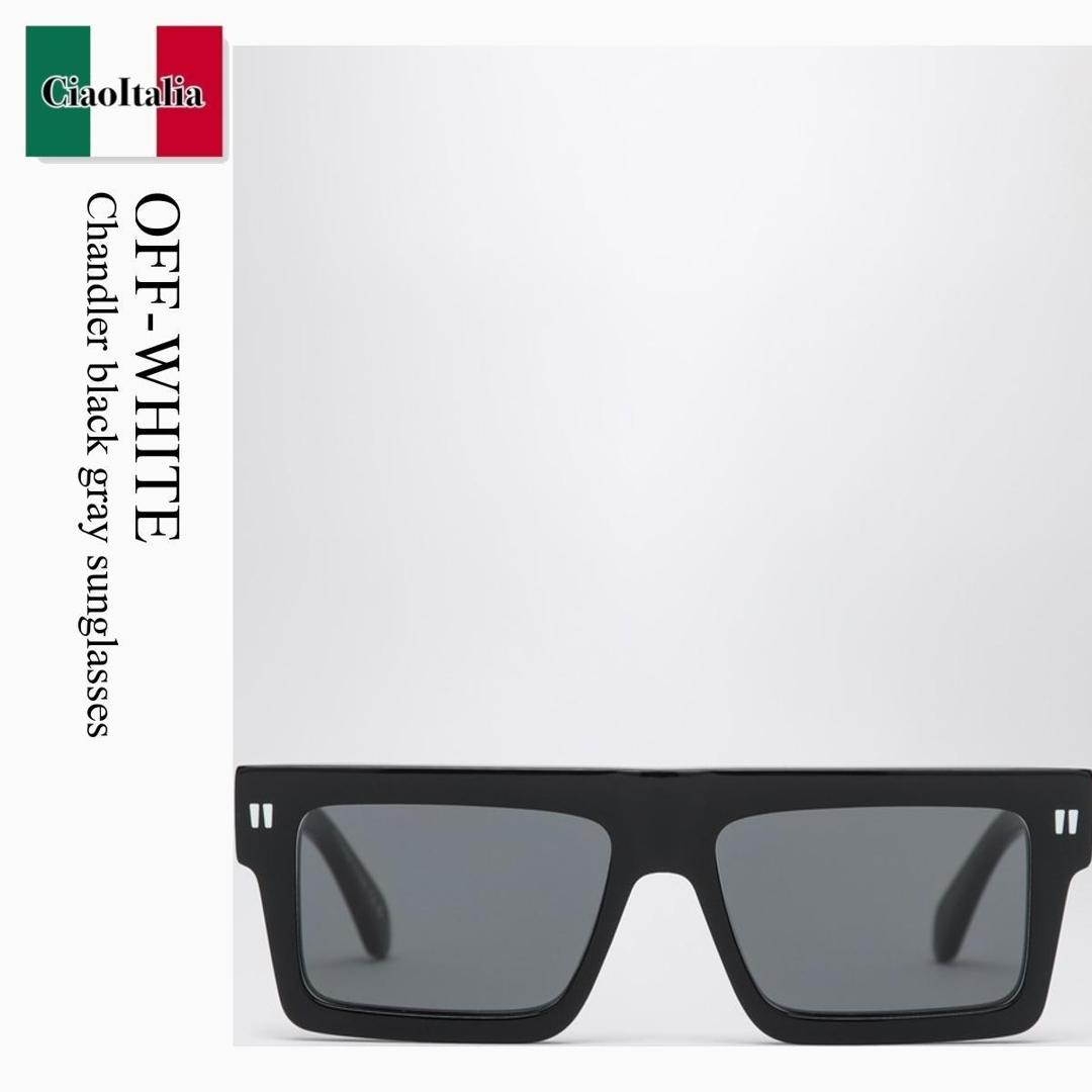 off-white OER1003 サングラス Off-White Eyewear オフホワイト ロゴ サングラス | ブラック
