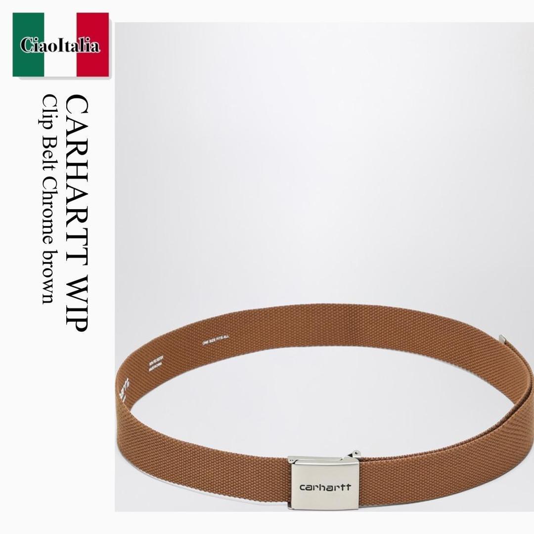 【数量限定・在庫限り・早い者勝ち！】 カーハート / Carhartt Wip Clip Belt Chrome Brown / I019176 / I019176 HZXX / I019176HZXX / ベルト｜Ciao Italia