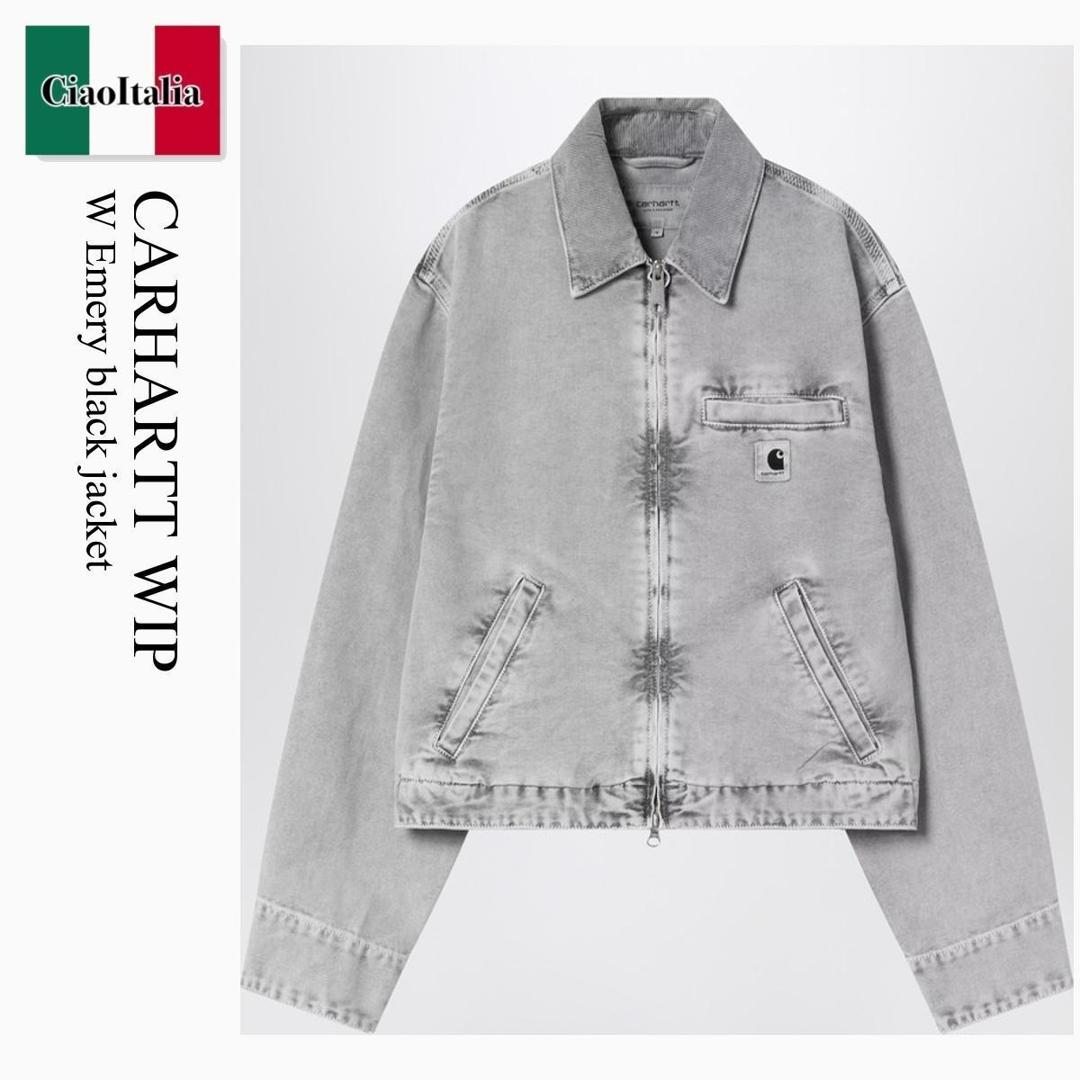 【寸法押さえる・店卸し資産境界線・早め者制覇！】 鉄道車両ハート型 / Carhartt Wip W Emery Black Jacket / I035570 / I035570 00E / I03557000E / 上衣