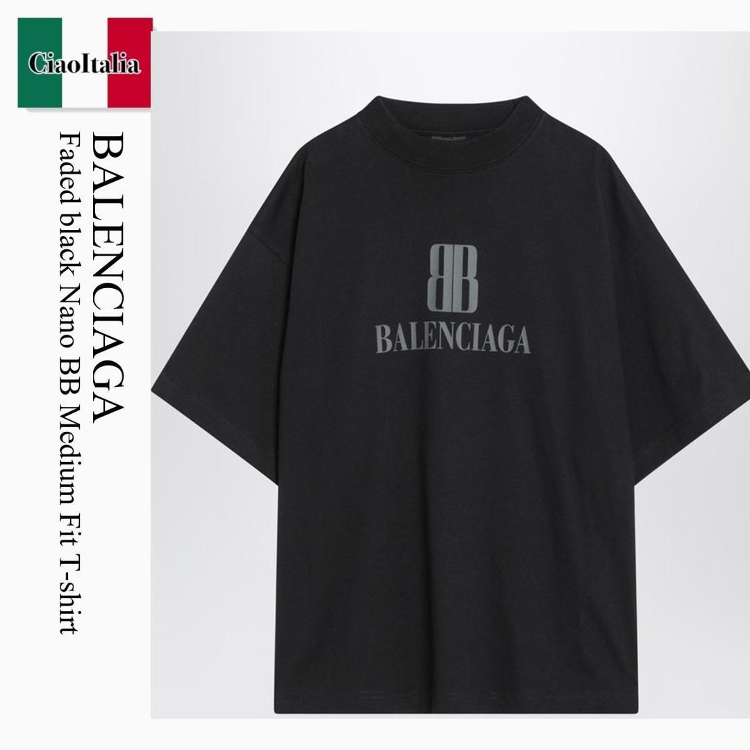 Tシャツ・カットソー BALENCIAGA TSHIRT (787349TRVS8) BALENCIAGA]Oversized T-Shirt/WHITE/BLACK(787349-TRVS8) – R&Co.