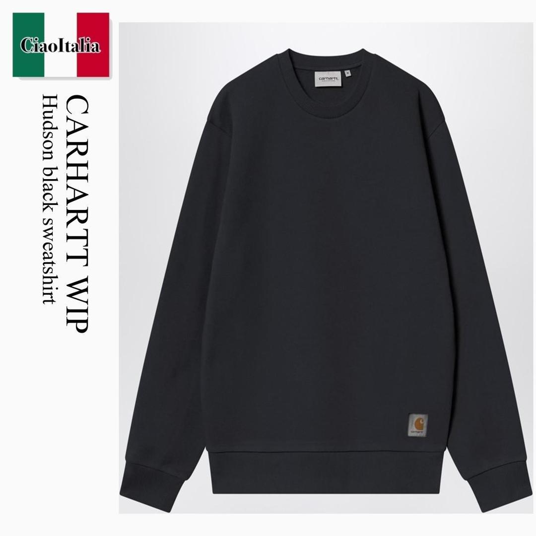 【量目押さえる・店卸し資産極限点・早め者制勝！】 鉄道車両ハート形 / Carhartt Wip Hudson Black Sweatshirt / I035186 / I035186 89 / I03518689 / スウェット・トレーナー
