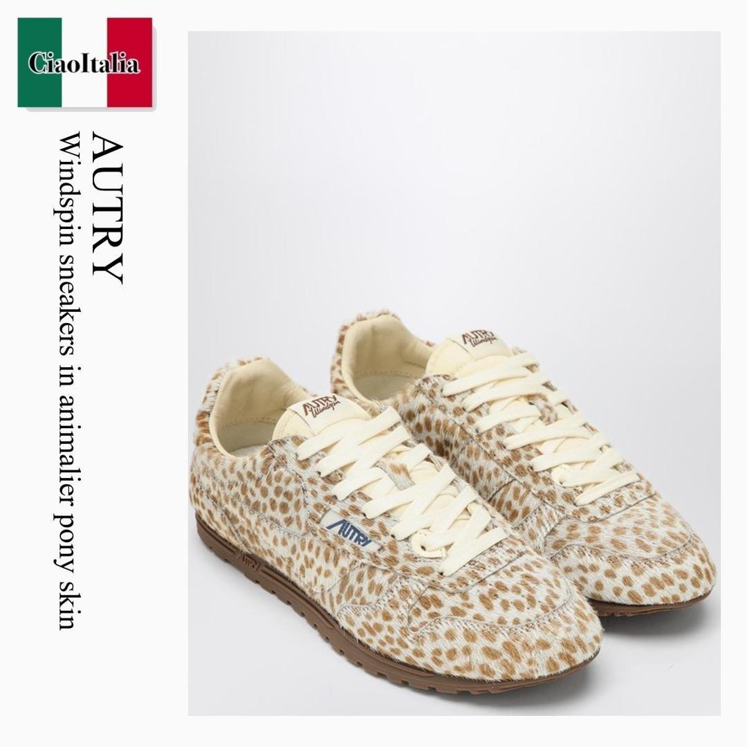 【数量限定・在庫限り・早い者勝ち!】 オートリー / Autry Windspin Sneakers In Animalier Pony Skin / WSLWYN04 / WSLWYN04 YN04 / WSLWYN04YN04 / スニーカー|Ciao Italia
