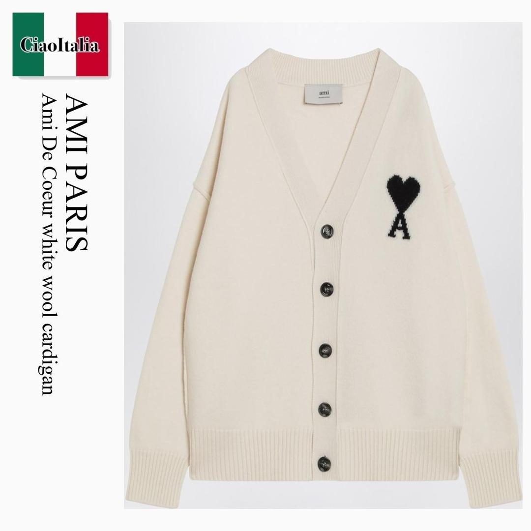 楽天市場】アミ AMI Paris Ami De Coeur ウール カーディガン UKC367