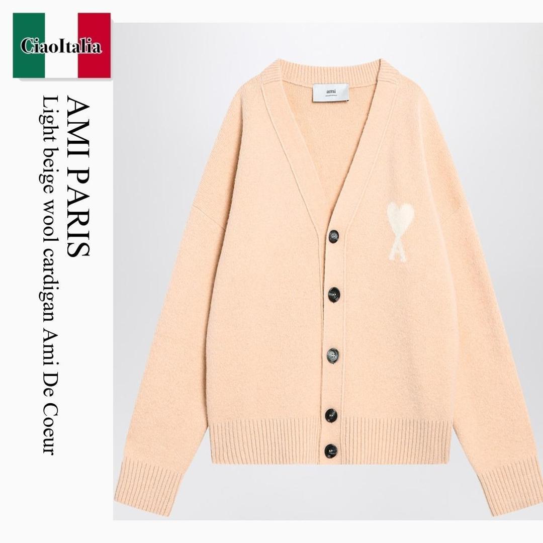 楽天市場】ami paris アミパリス カーディガン Ami de Coeur Cardigan