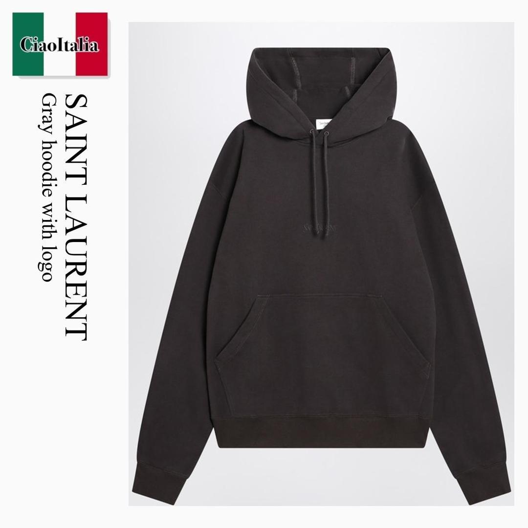 楽天市場】サンローランパリ パーカー フーディー ブラック