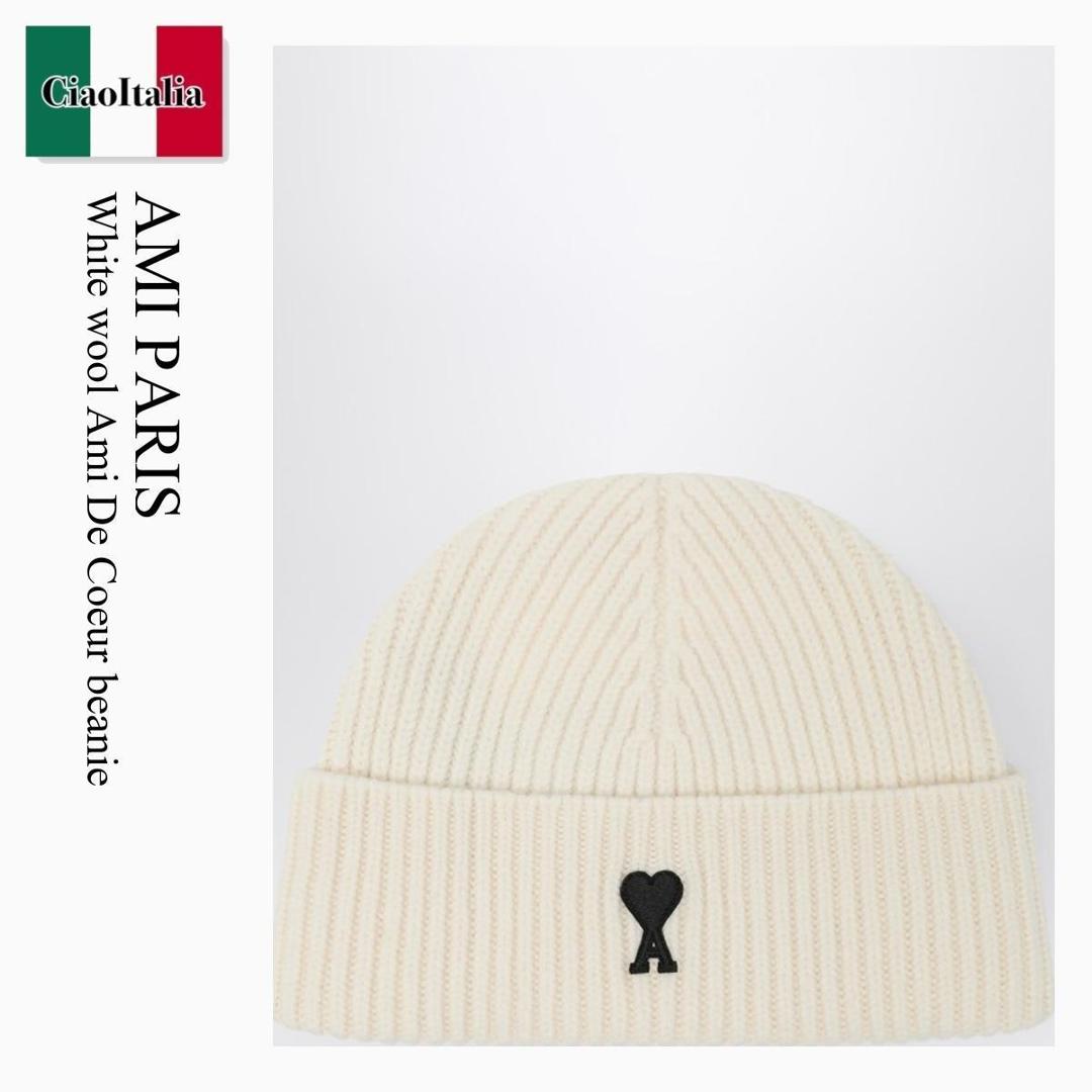 楽天市場】ami paris アミパリス ニット帽 BFUHA106.018 レディース