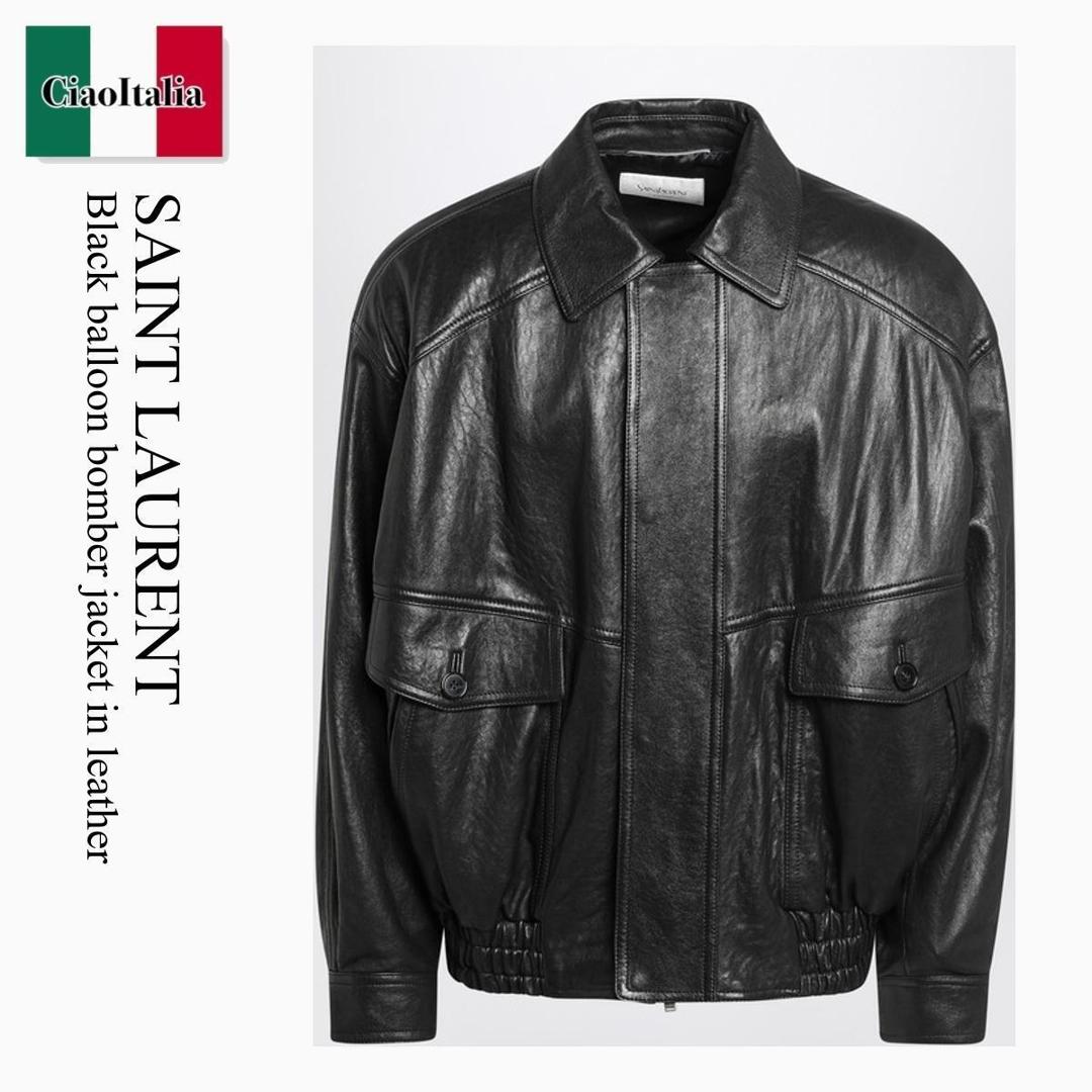 楽天市場】SAINT LAURENT PARIS 2015AW Shearling suede bomber