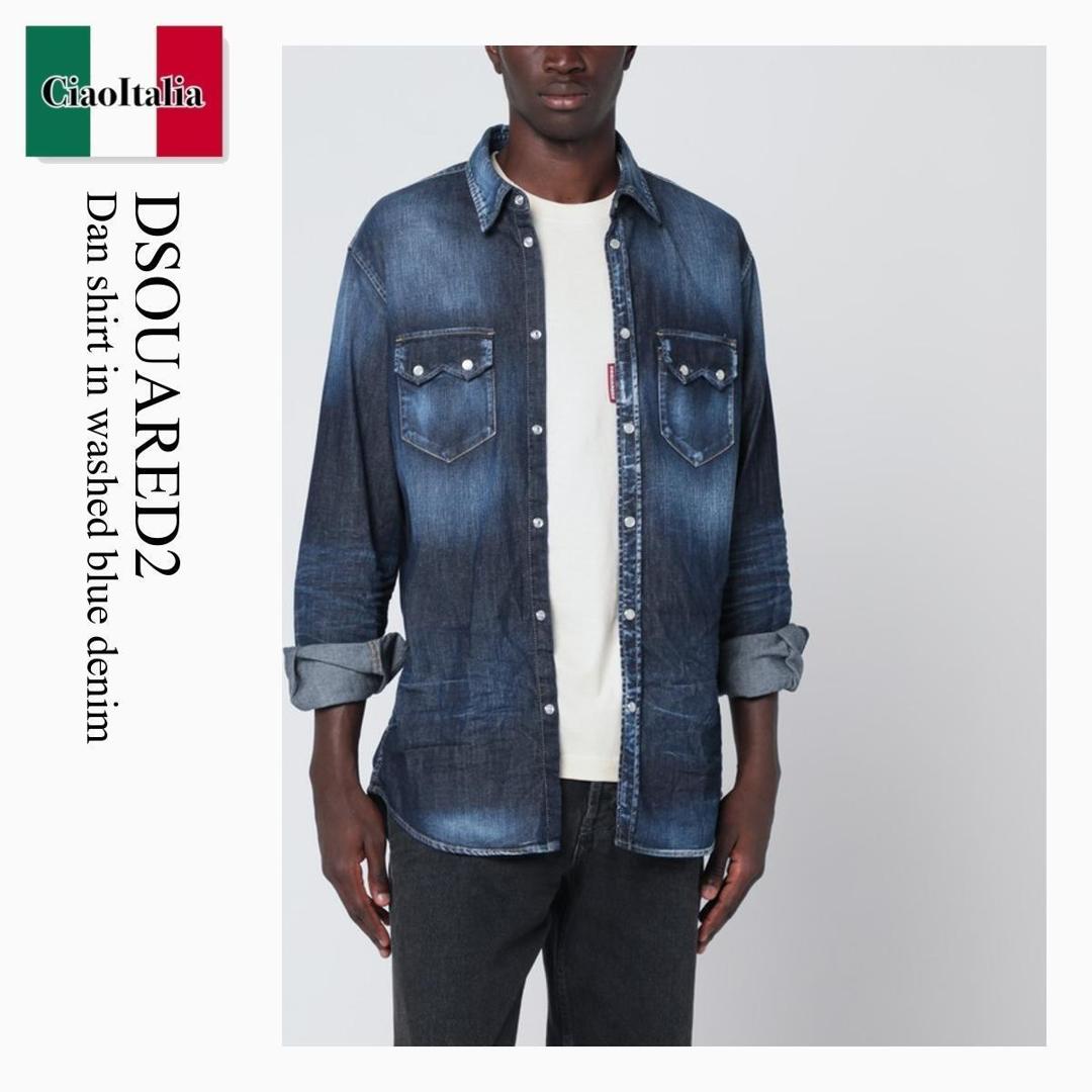 DSQUARED2 ディースクエアード　ボタンダウンシャツ　シャツ 楽天市場】ディースクエアード DSQUARED2 メンズ トップス