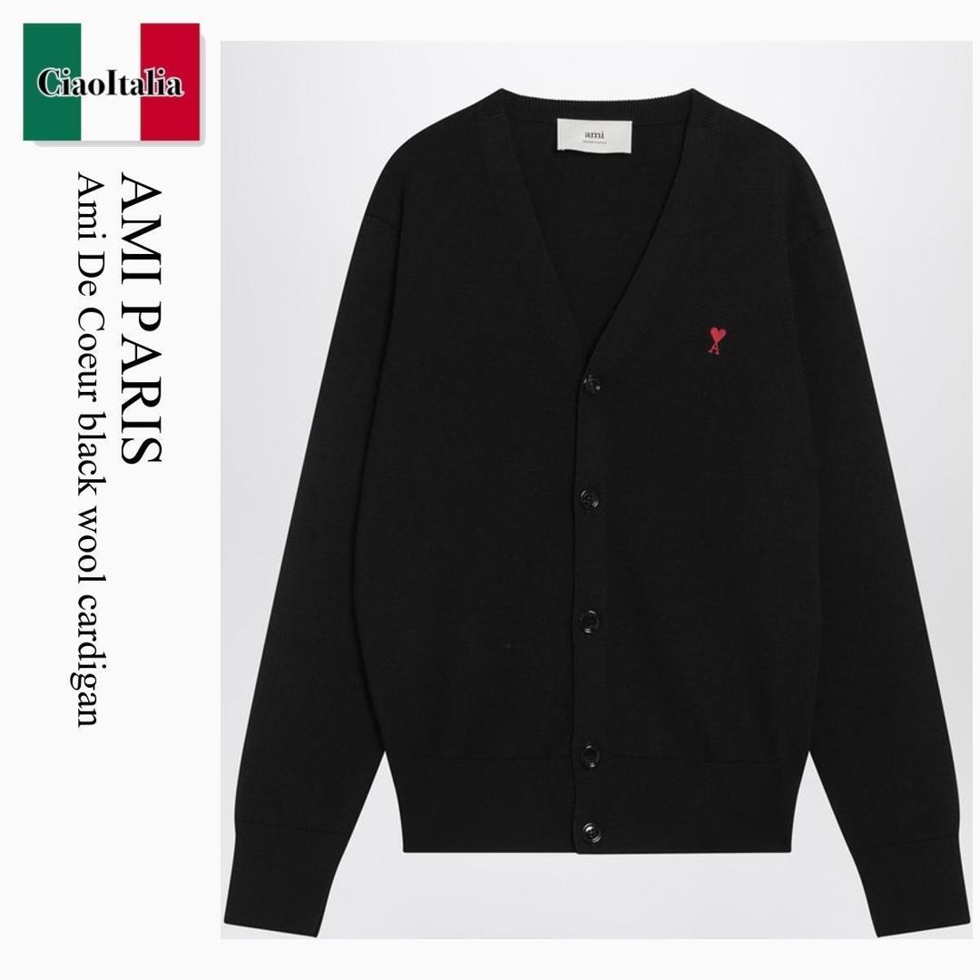 楽天市場】アミ AMI Vネック カーディガン メンズ レディース bfukc006