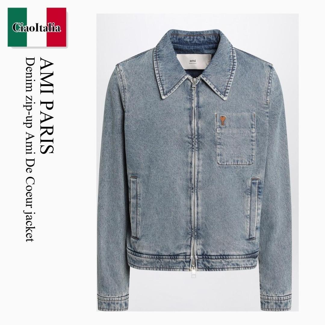 ジャケット・アウター ami alexandre mattiussi denim jacket 楽天市場】【ポイント10倍！】AMI ALEXANDRE MATTIUSSI AMI DE