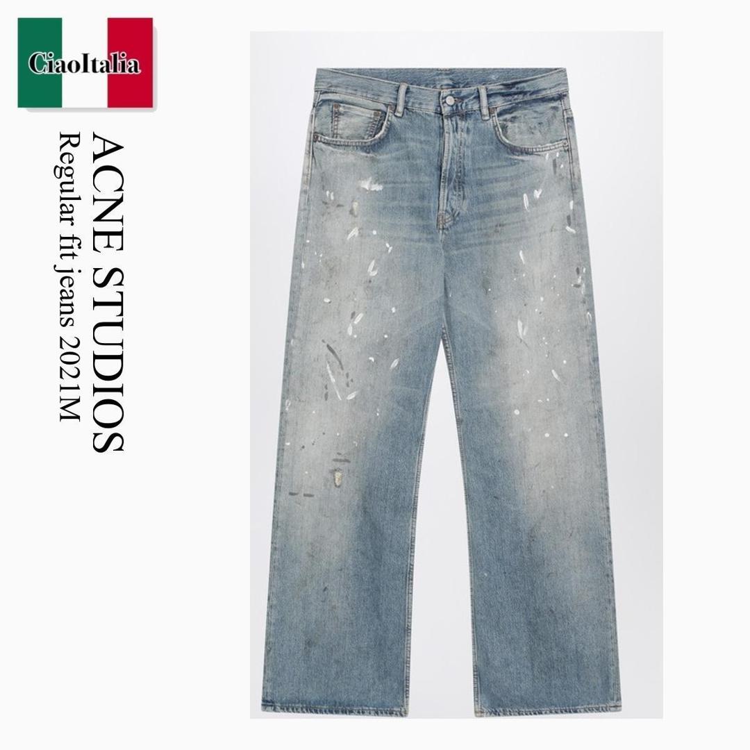 【早い者勝ち！】⚠️本日値下げ中⚠️Acne Studios デニム 早い者勝ち‼️acne studios リラックスフィットデニム ブラウン