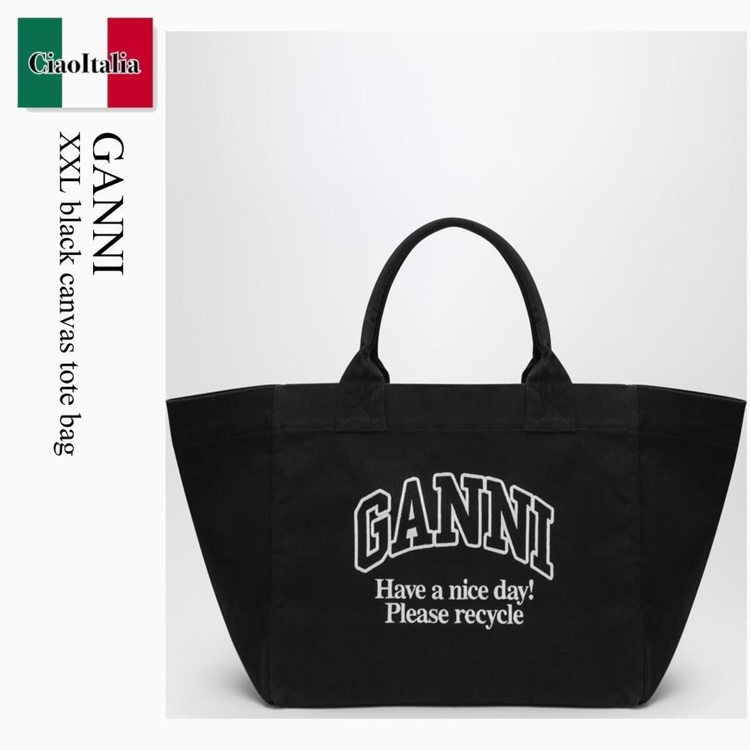 楽天市場】GANNI ガニー オーバーサイズ キャンバス トート