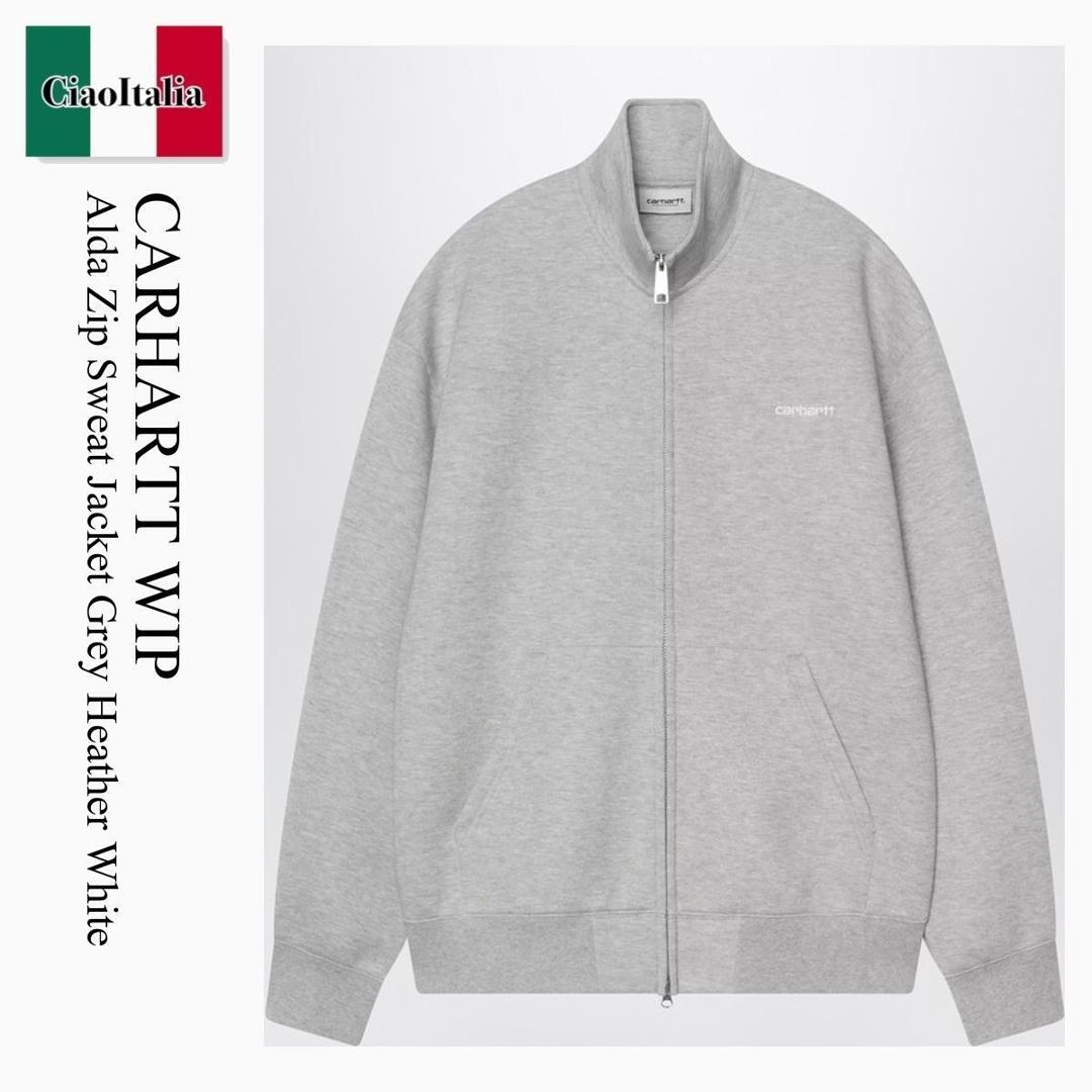 【分量制限事項・店卸し資産区分け・早め者白星！】 鉄道車両ハート型 / Carhartt Wip Alda Zip Sweat Jacket Grey Heather White / I036056 / I036056 00DXX / I03605600DXX / スウェット・トレーナー