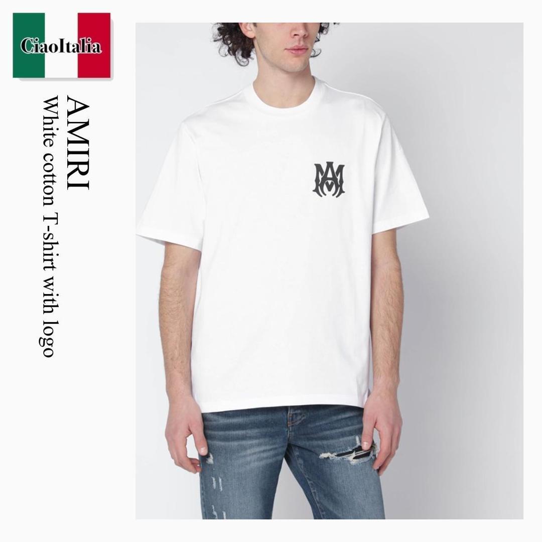 【数量限定・在庫限り・早い者勝ち！】 アミリ / Amiri White Cotton T-Shirt With Logo / AMJYTE1074CO / AMJYTE1074CO 100 / AMJYTE1074CO100 / Tシャツ・カットソー