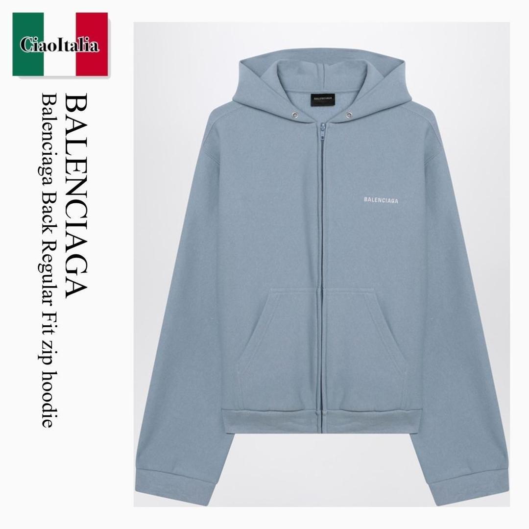 【数量限定・在庫限り・早い者勝ち！】 バレンシアガ / Balenciaga Balenciaga Back Regular Fit Zip Hoodie / 851236 TTVJ2 / 851236 TTVJ2 4773 / 851236TTVJ24773 / パーカー・フーディ