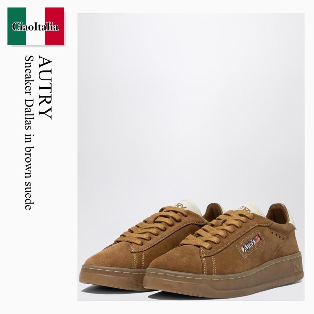 【物量制限事項・店卸し資産極限点・早め者制覇！】 オートリー / Autry Sneaker Dallas In Brown Suede / ADLWUE11 / ADLWUE11 UE11 / ADLWUE11UE11 / スニーカー