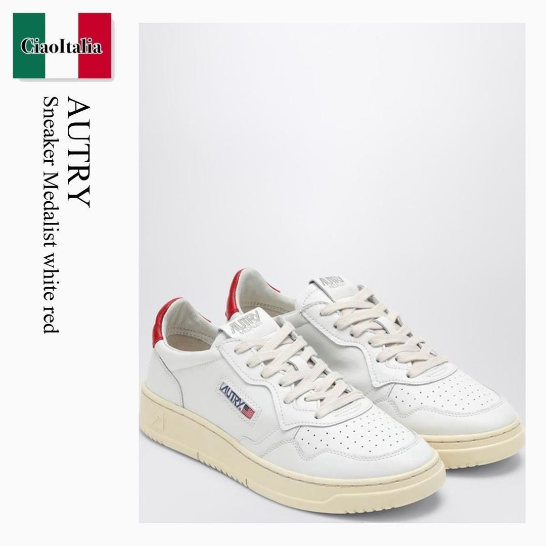 【数量限定・在庫限り・早い者勝ち！】 オートリー / Autry Sneaker Medalist White Red / AULWLL21 / AULWLL21 LL21 / AULWLL21LL21 / スニーカー