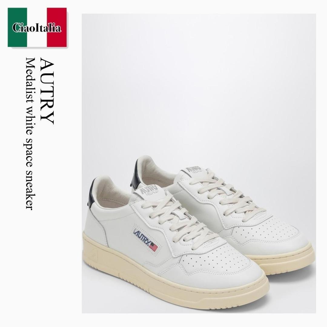 【寸法押さえる・店卸し資産境界線・早め者制覇！】 オートリー / Autry Medalist White Space Sneaker / AULMLL12 / AULMLL12 LL12 / AULMLL12LL12 / スニーカー