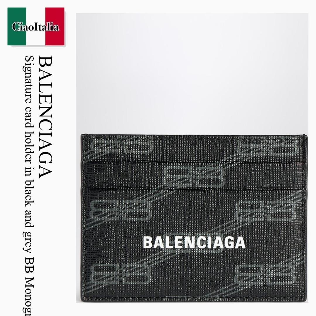 【数量限定・在庫限り・早い者勝ち！】 バレンシアガ / Balenciaga Signature Card Holder / 594309 210D8 / 594309 210D8 1061 / 594309210D81061 / カードケース・名刺入れ 29,432円