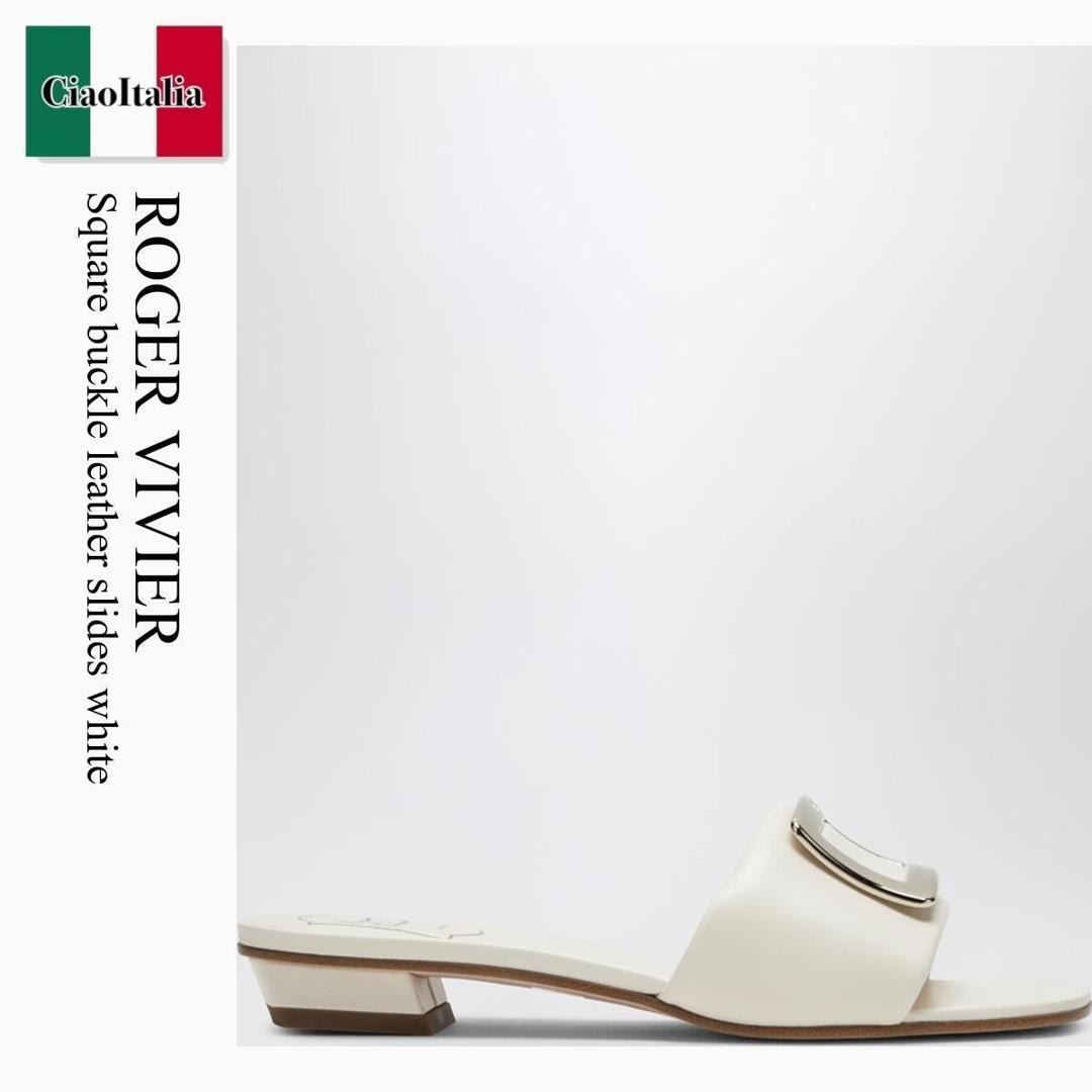 楽天市場】ROGER VIVIER ロジェヴィヴィエ サンダル SLIDY VIV スライ