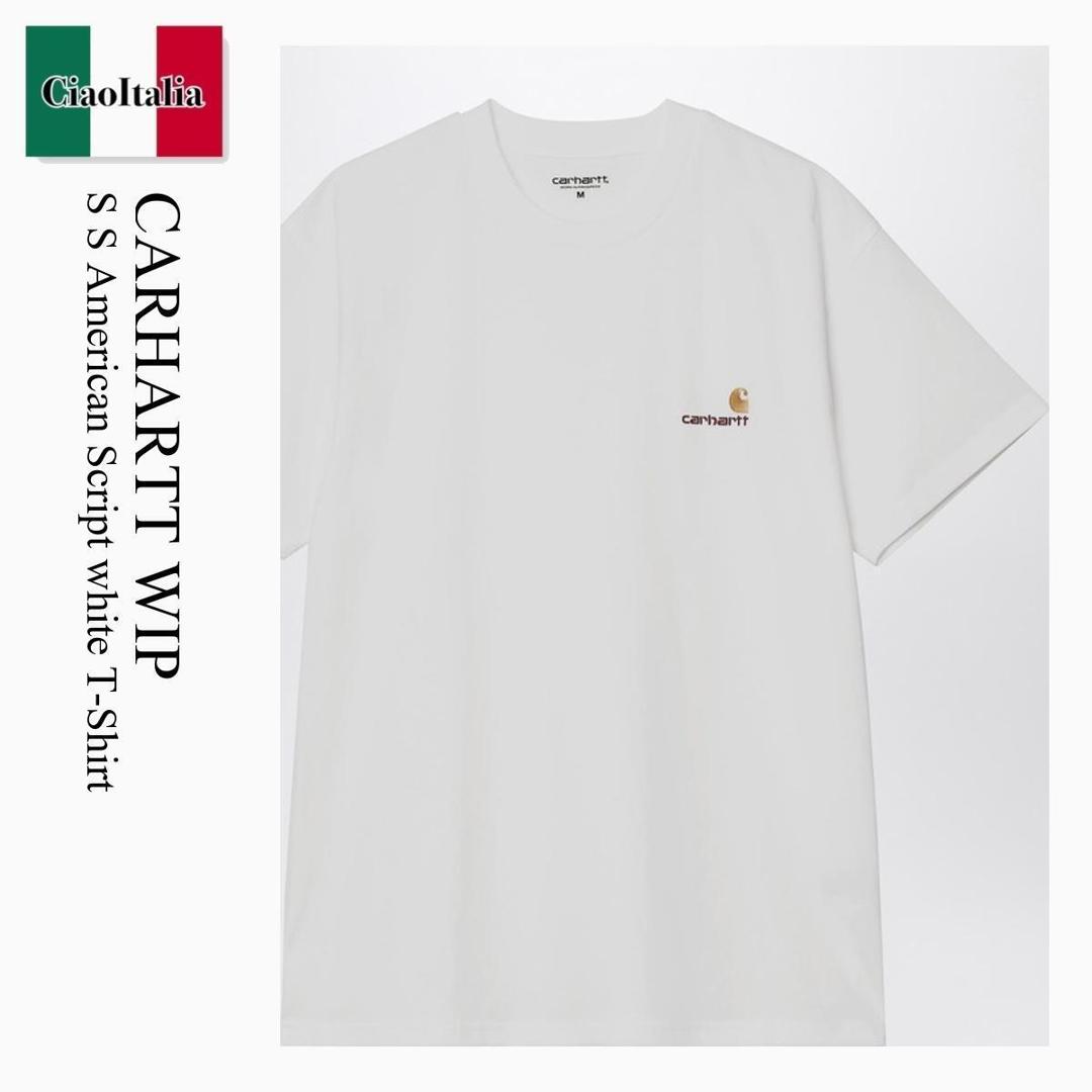 【数量限定・在庫限り・早い者勝ち！】 カーハート / Carhartt Wip S S American Script White T-Shirt / I029956 / I029956 02XX / I02995602XX / Tシャツ・カットソー