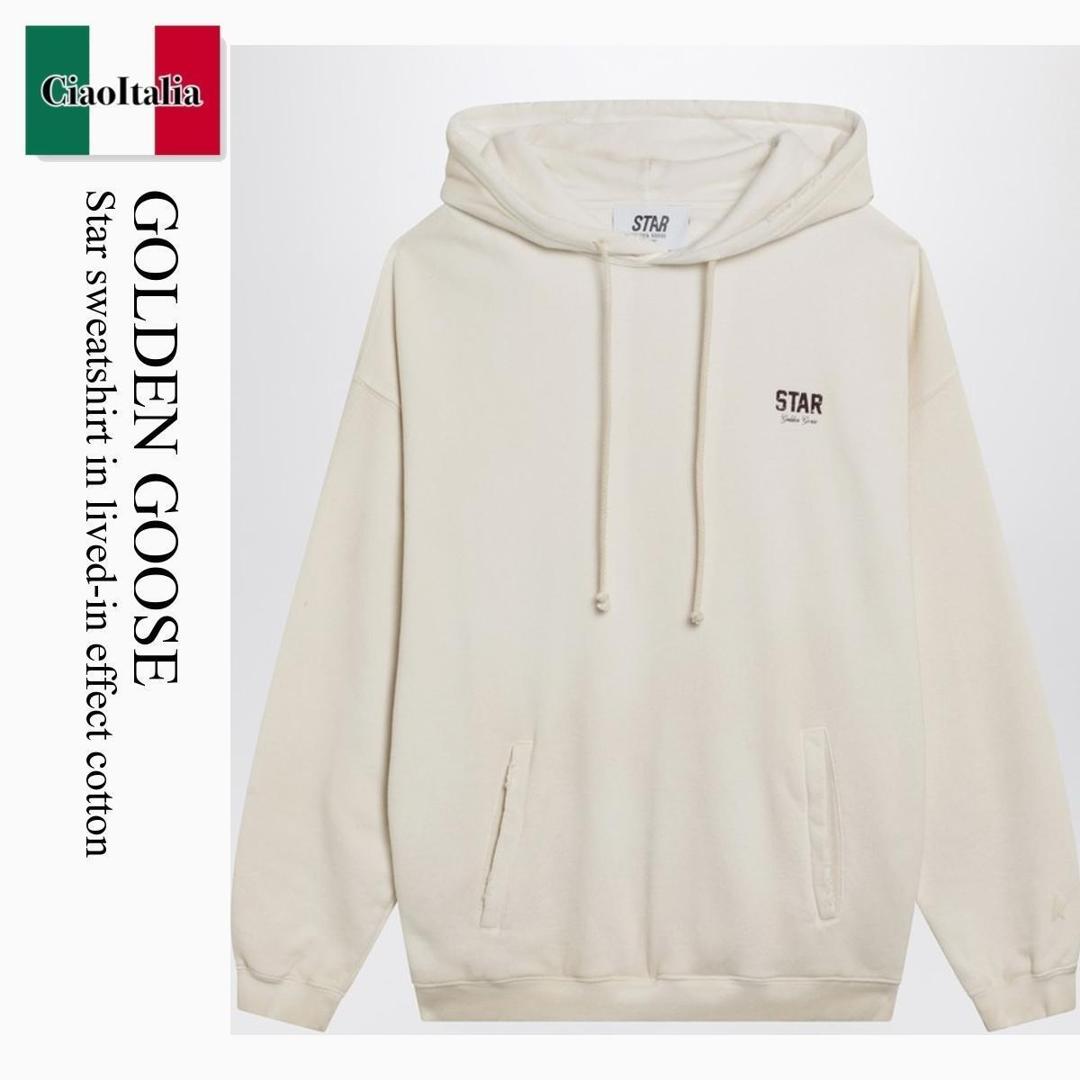 【数量限定・在庫限り・早い者勝ち！】 ゴールデングース / Golden Goose Star Sweatshirt In Lived-In Effect Cotton / GUP02712 P002415 / GUP02712 P002415 11616 / GUP02712P00241511616 / パーカー・フーディ