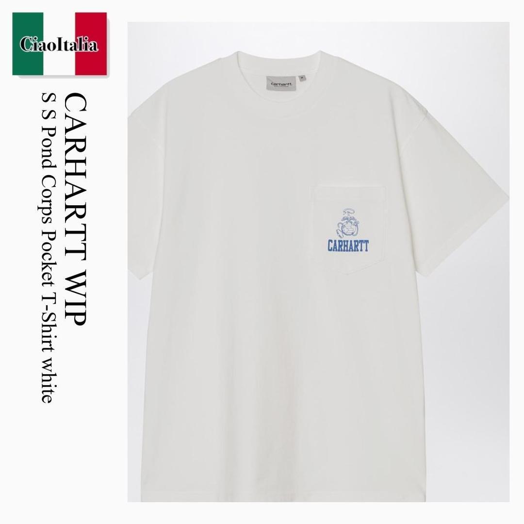 【数量限定・在庫限り・早い者勝ち！】 カーハート / Carhartt Wip S S Pond Corps Pocket T-Shirt White / I036199 / I036199 0260 / I0361990260 / Tシャツ・カットソー
