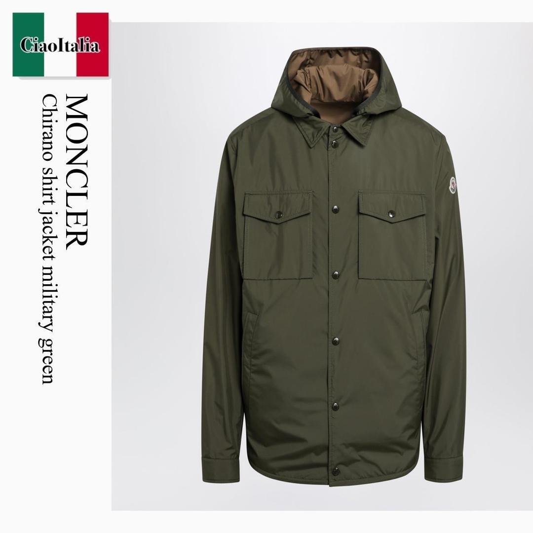 【数量限定・在庫限り・早い者勝ち!】 モンクレール / Moncler Chirano Shirt Jacket Military Green / 1G000 818 / 1G000 22597YW 818 / 1G00022597YW818 / ブルゾン|Ciao Italia