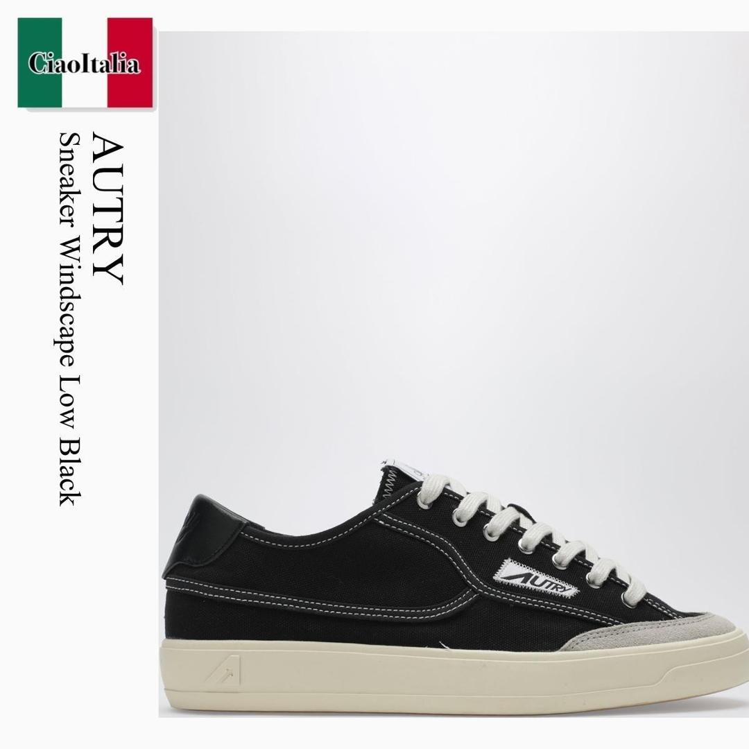 【寸法押さえる・店卸し資産境界線・早め者制覇！】 オートリー / Autry Sneaker Windscape Low Black / SCLMCU01 / SCLMCU01 CU01 / SCLMCU01CU01 / スニーカー