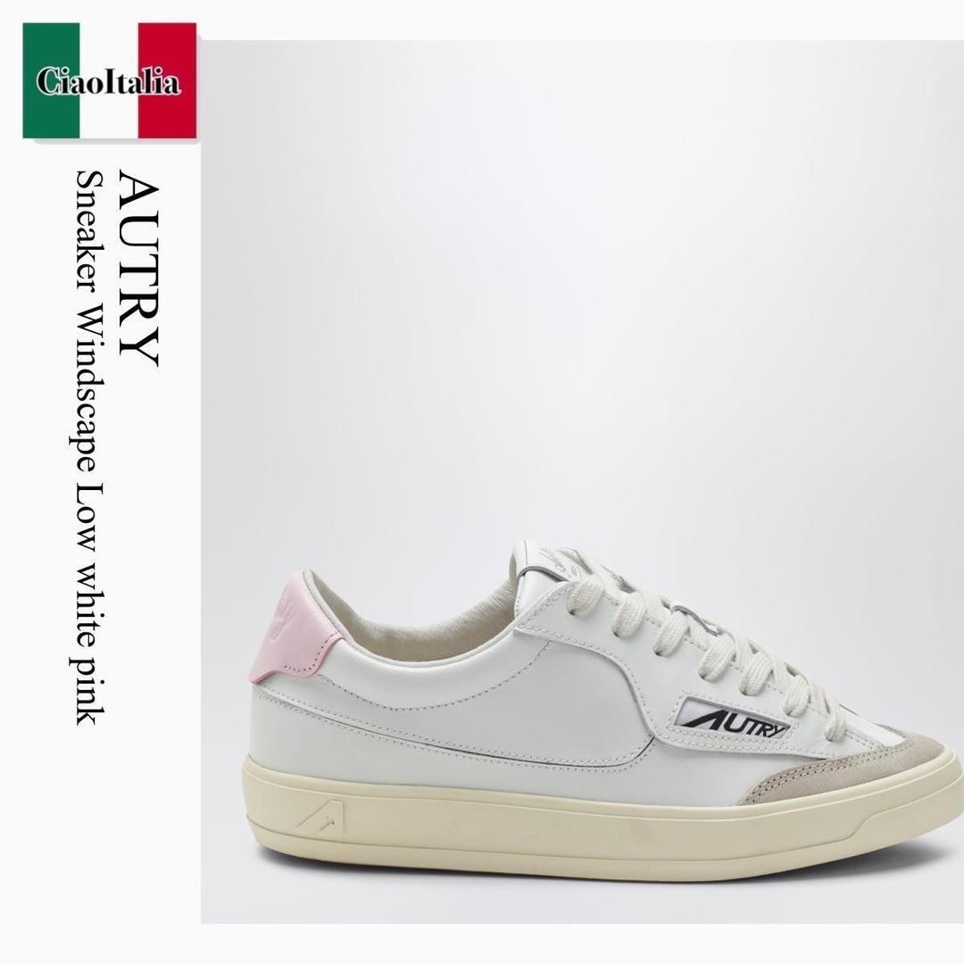 【寸法押さえる・店卸し資産境界線・早め者制覇！】 オートリー / Autry Sneaker Windscape Low White Pink / SCLWUK04 / SCLWUK04 UK04 / SCLWUK04UK04 / スニーカー