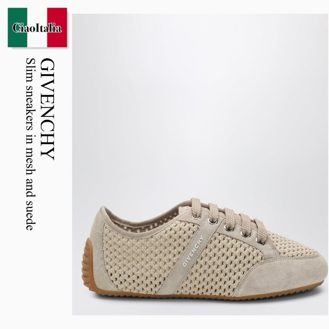 【数量限定・在庫限り・早い者勝ち!】 ジバンシィ / Givenchy Slim Sneakers In Mesh And Suede / BE004KE2H1 / BE004KE2H1 101 / BE004KE2H1101 / スニーカー|Ciao Italia