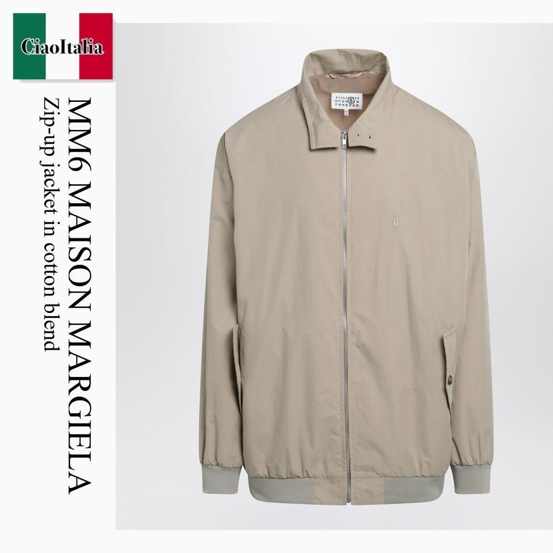 【数量限定・在庫限り・早い者勝ち！】 MM6 / Mm6 Maison Margiela Zip-Up Jacket In Cotton Blend / SH2AM0068M35858 / SH2AM0068M35858 115 / SH2AM0068M35858115 / ブルゾン